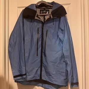 Vollebak Blue Morpho Jacket Size Large  Rare Iridescent Ski Outdoor Read